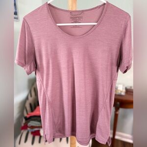 Patagonia Mauve Capilene Cool Lightweight Short Sleeve Shirt